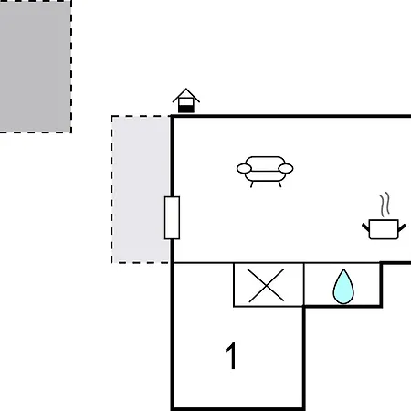 1 Bedroom Cozy In *