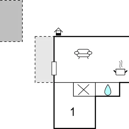 1 Bedroom Cozy In * Bakar